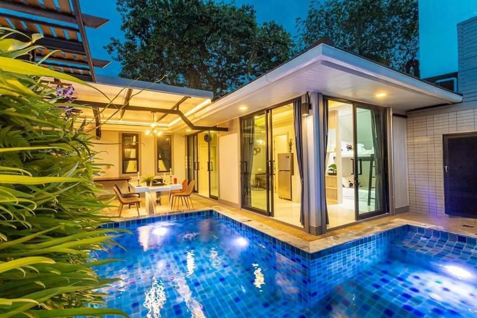 Nut & Non Pool Villa By Duangtham Ban Khlong Haeng Exteriör bild