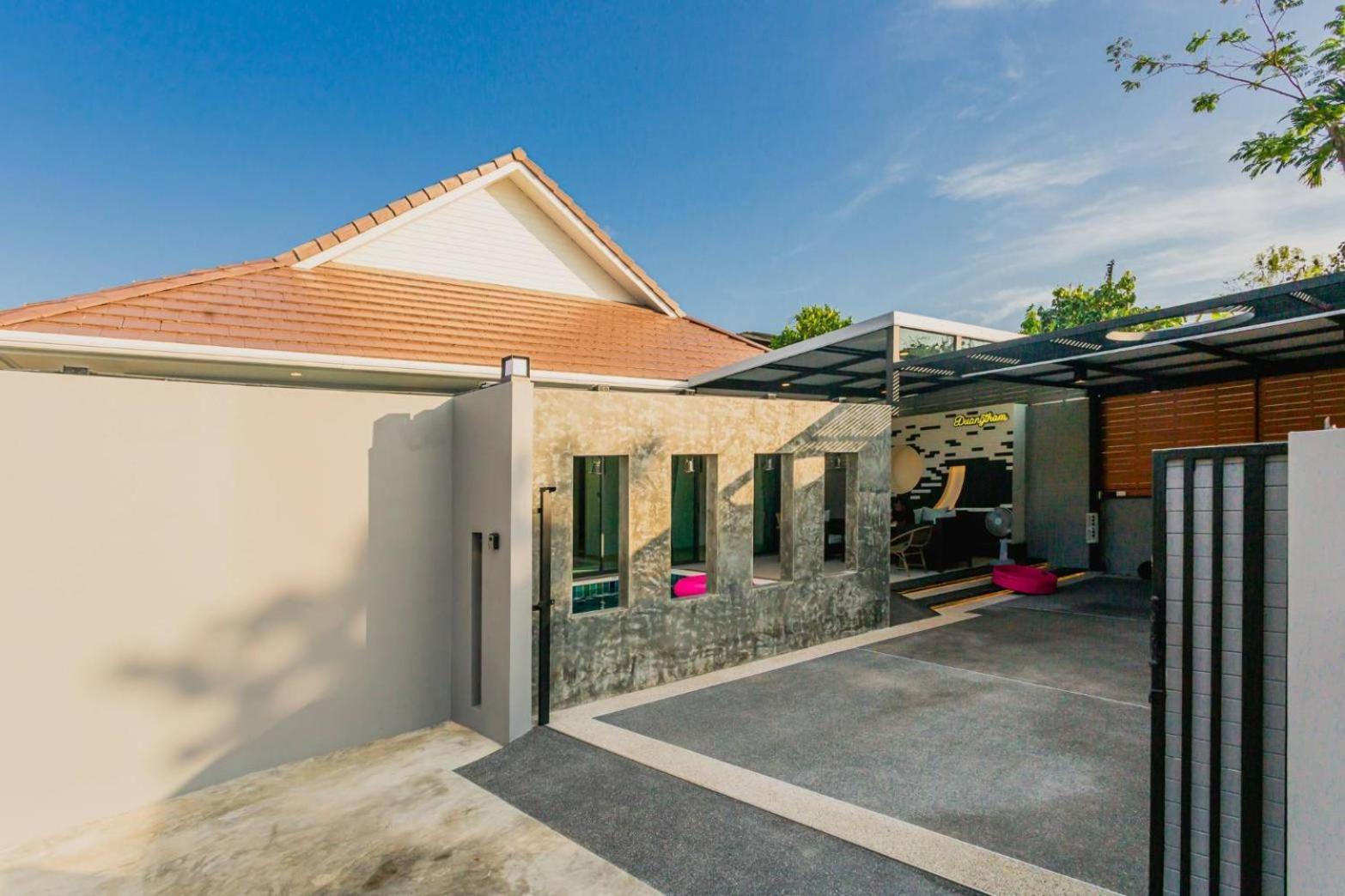 Nut & Non Pool Villa By Duangtham Ban Khlong Haeng Exteriör bild