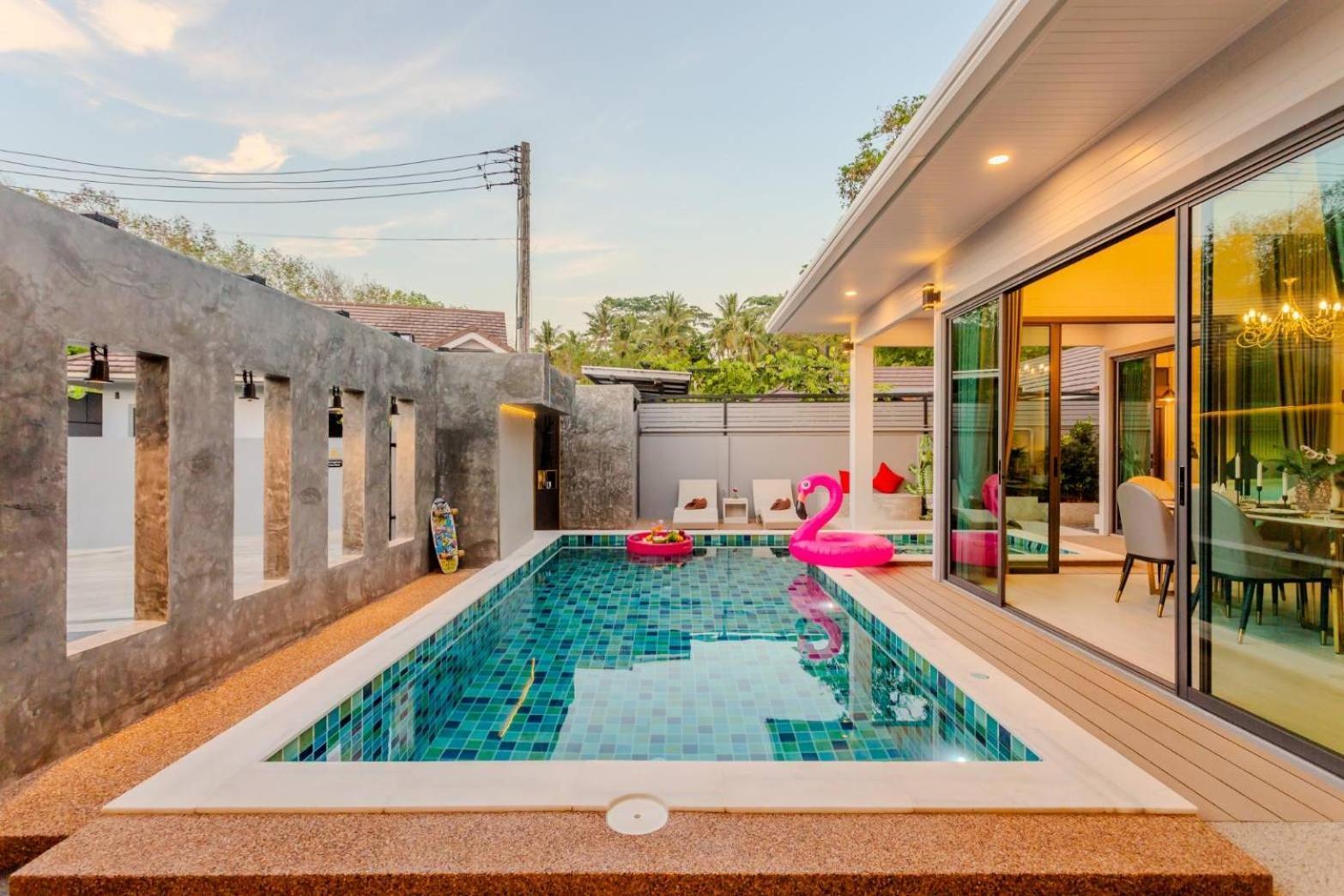 Nut & Non Pool Villa By Duangtham Ban Khlong Haeng Exteriör bild