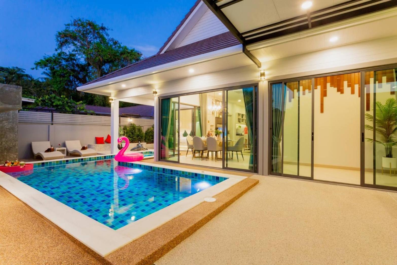 Nut & Non Pool Villa By Duangtham Ban Khlong Haeng Exteriör bild