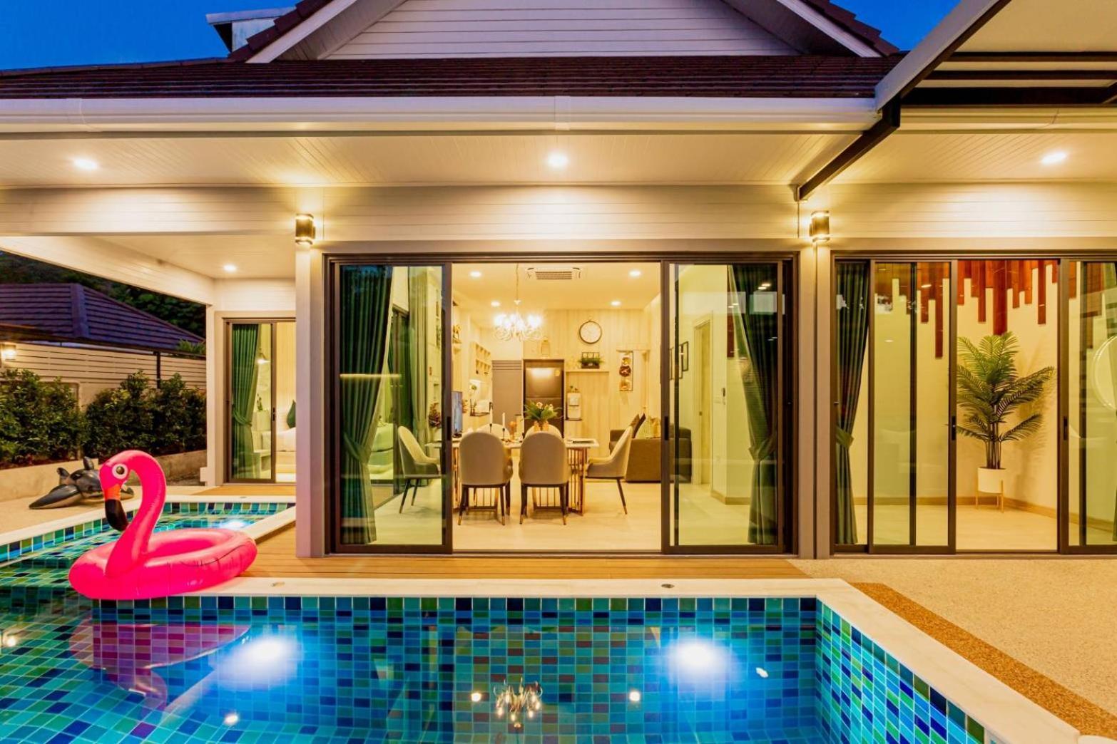 Nut & Non Pool Villa By Duangtham Ban Khlong Haeng Exteriör bild